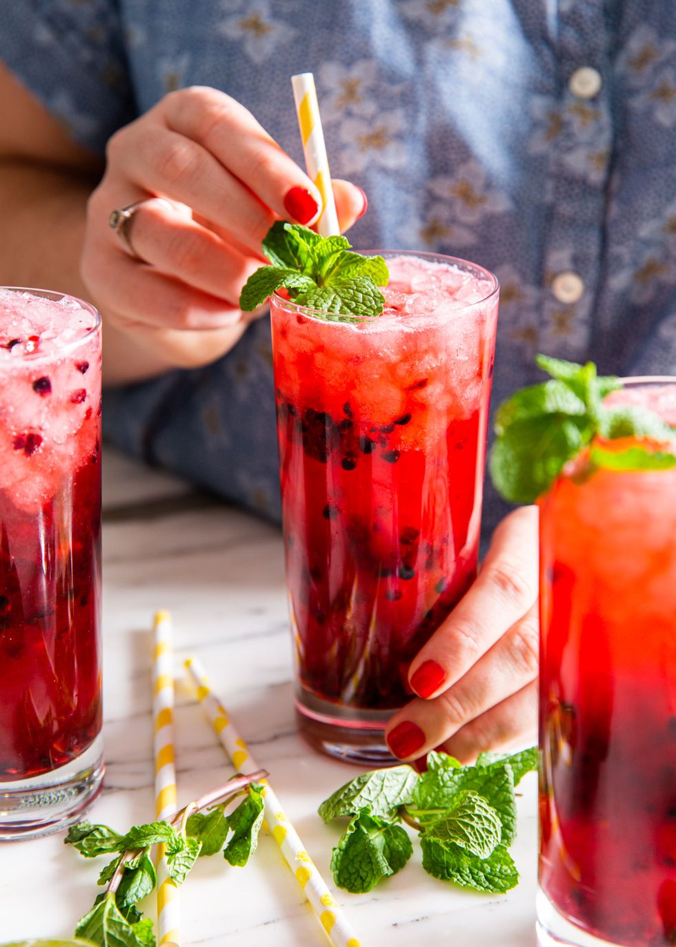 Blackberry Virgin Mojito